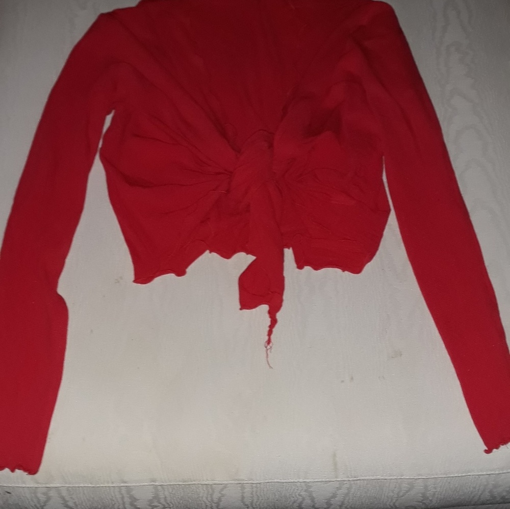 Red nylon wrap